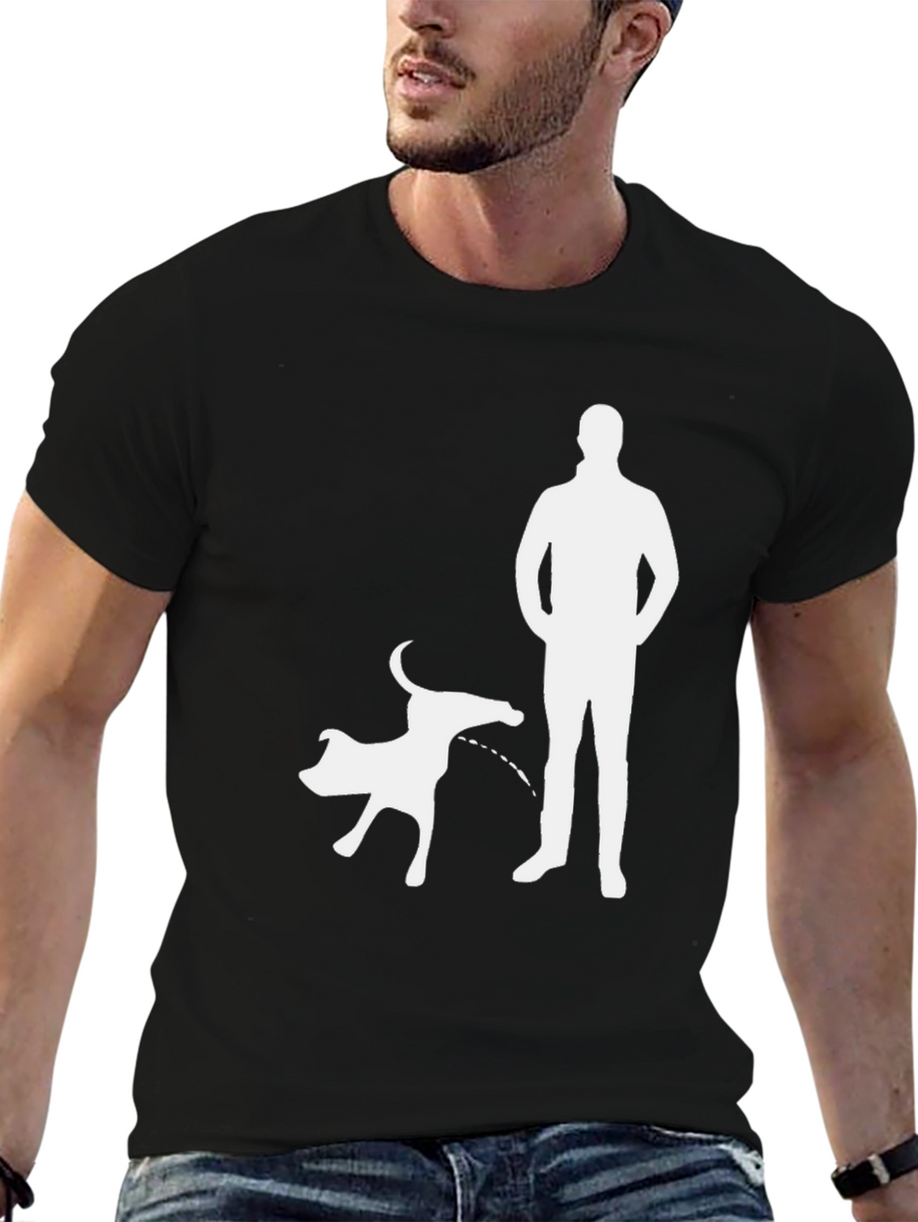 Funny Dog Peeing T-Shirt