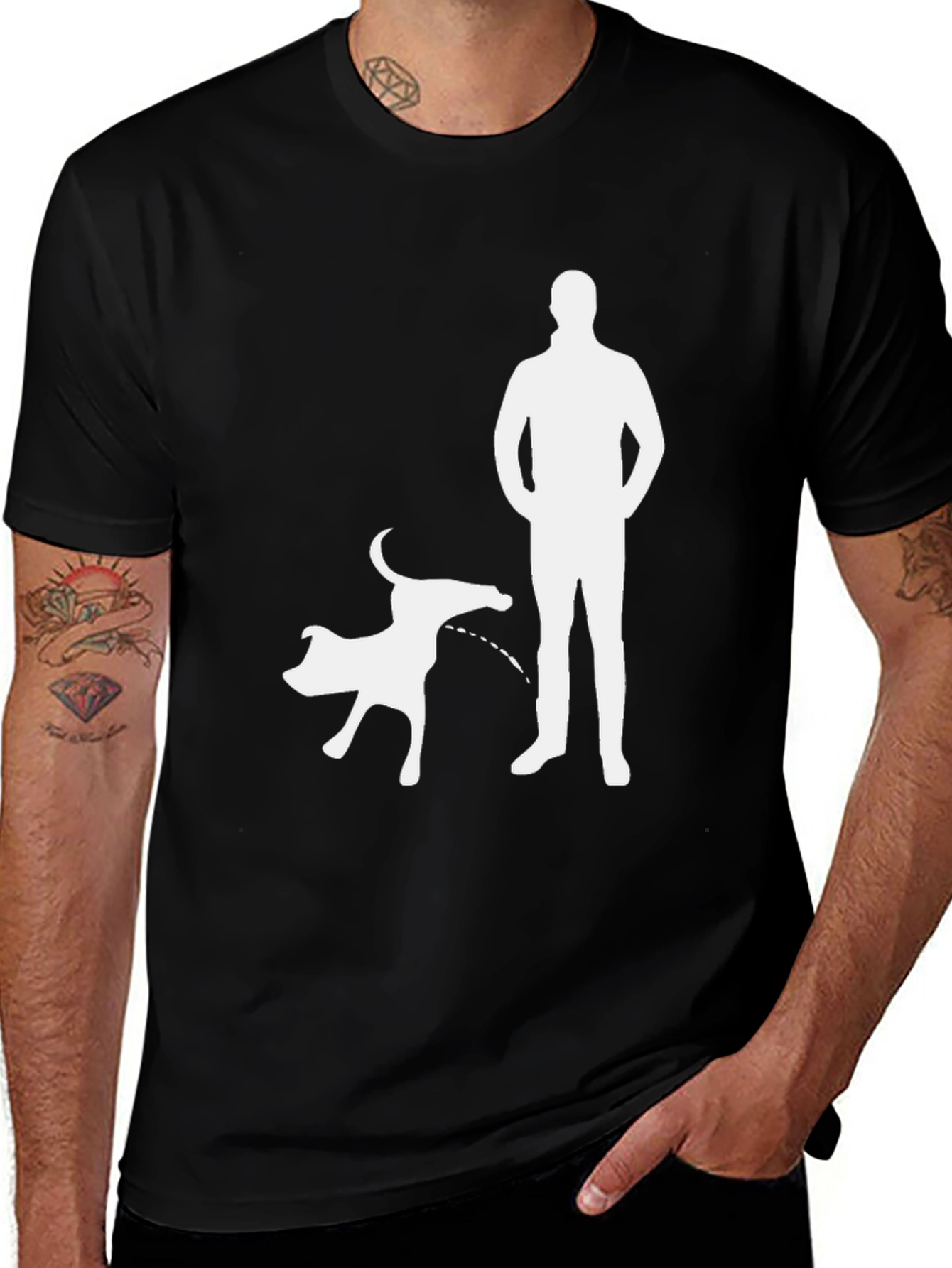 Funny Dog Peeing T-Shirt