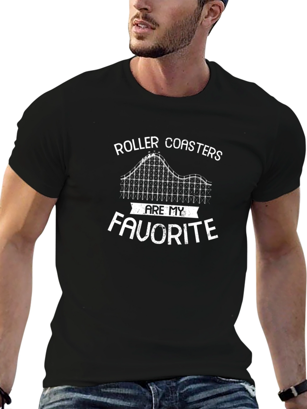 Roller Coaster Fan T-Shirt - My Favorite Ride!