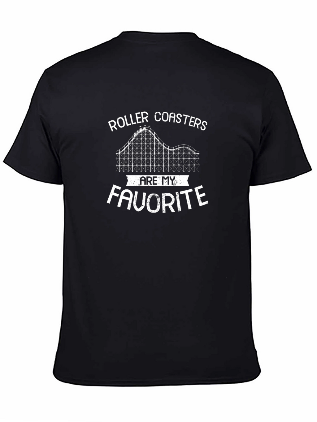 Roller Coaster Fan T-Shirt - My Favorite Ride!
