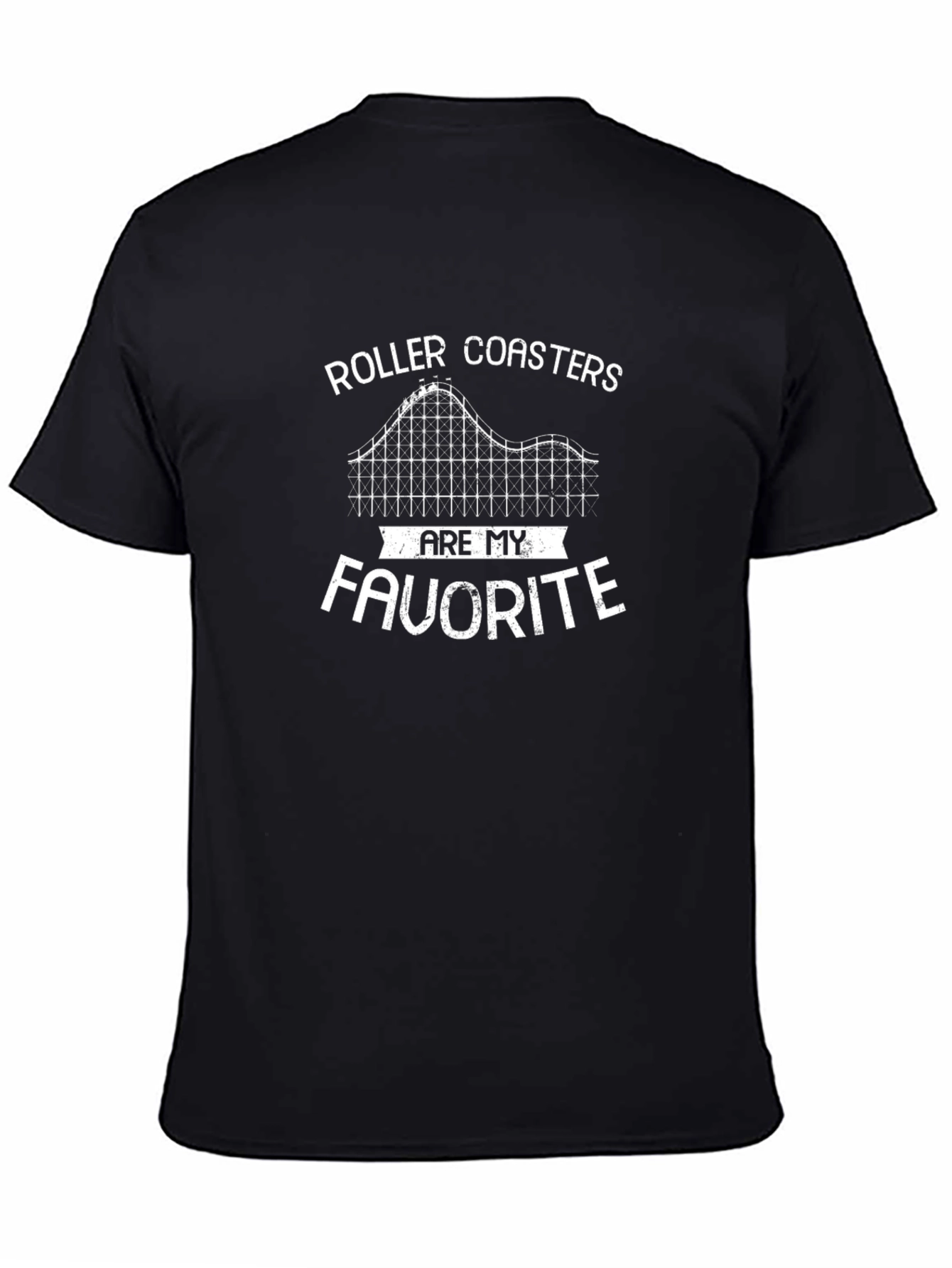 Roller Coaster Fan T-Shirt - My Favorite Ride!