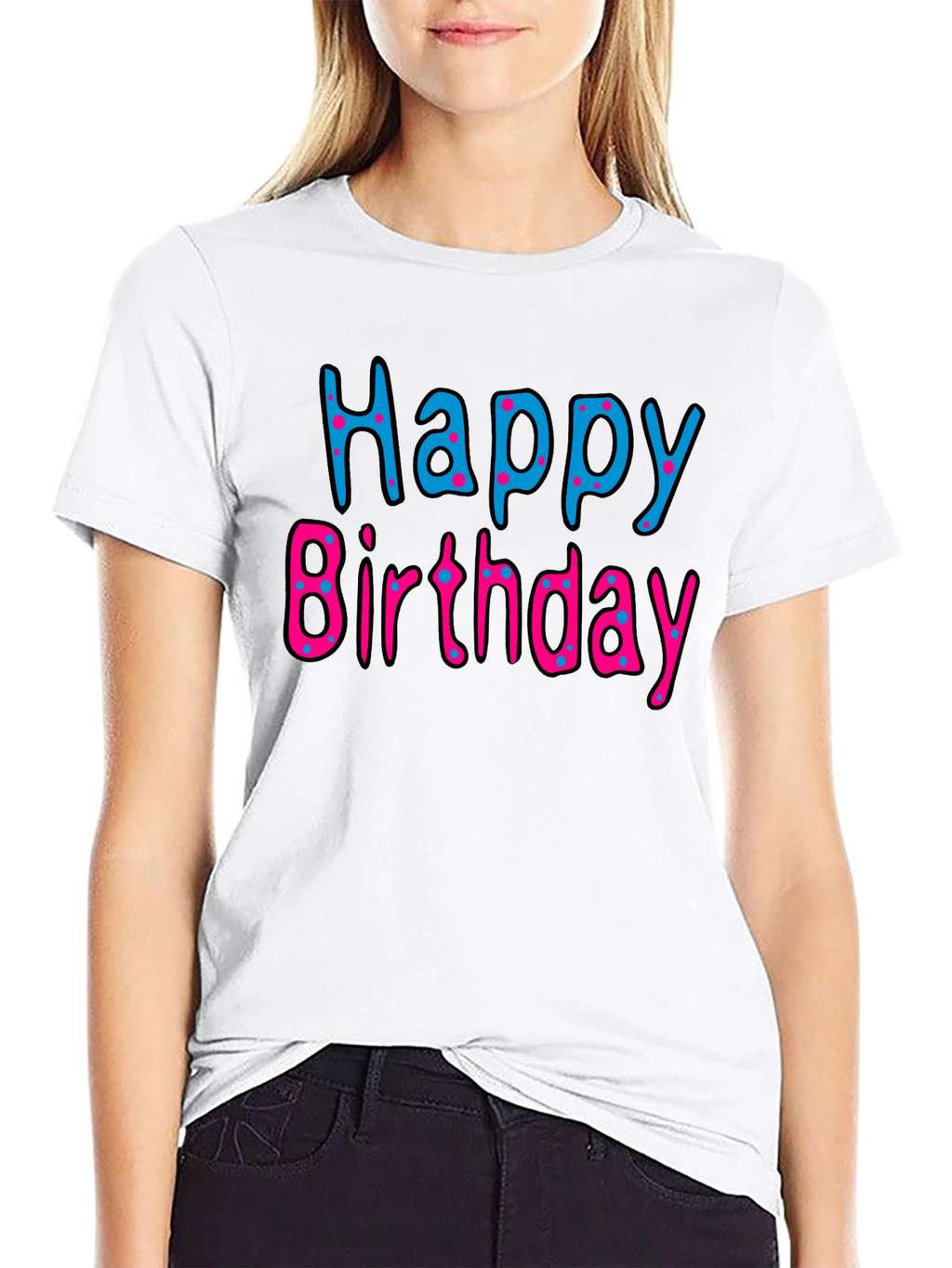 Happy Birthday Black T-Shirt