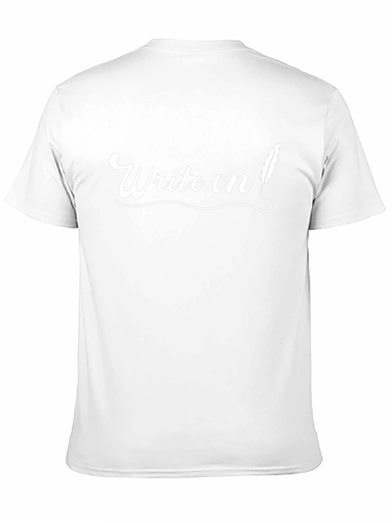 Write On Graphic Tee - Black Cotton T-Shirt
