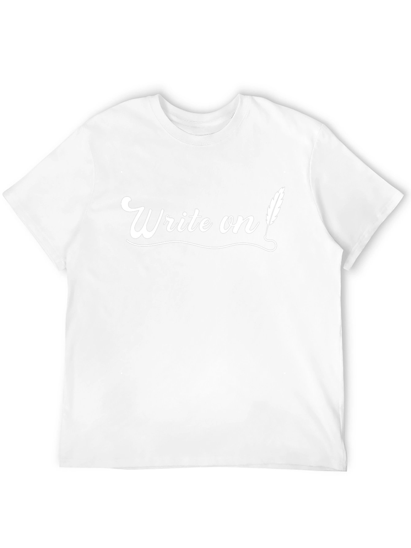 Write On Graphic Tee - Black Cotton T-Shirt