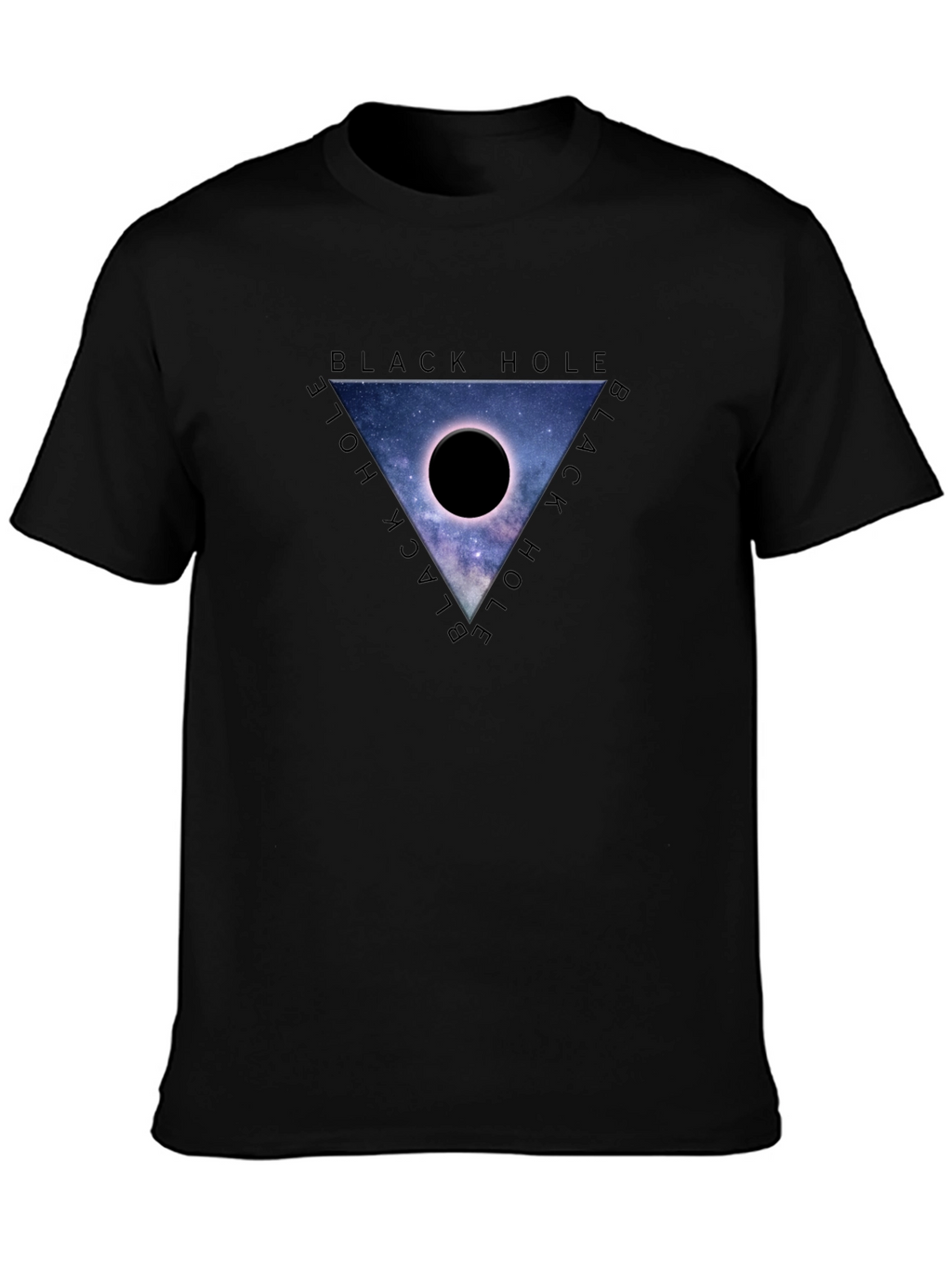Black Hole Galaxy Graphic Tee - Mens Casual Fit