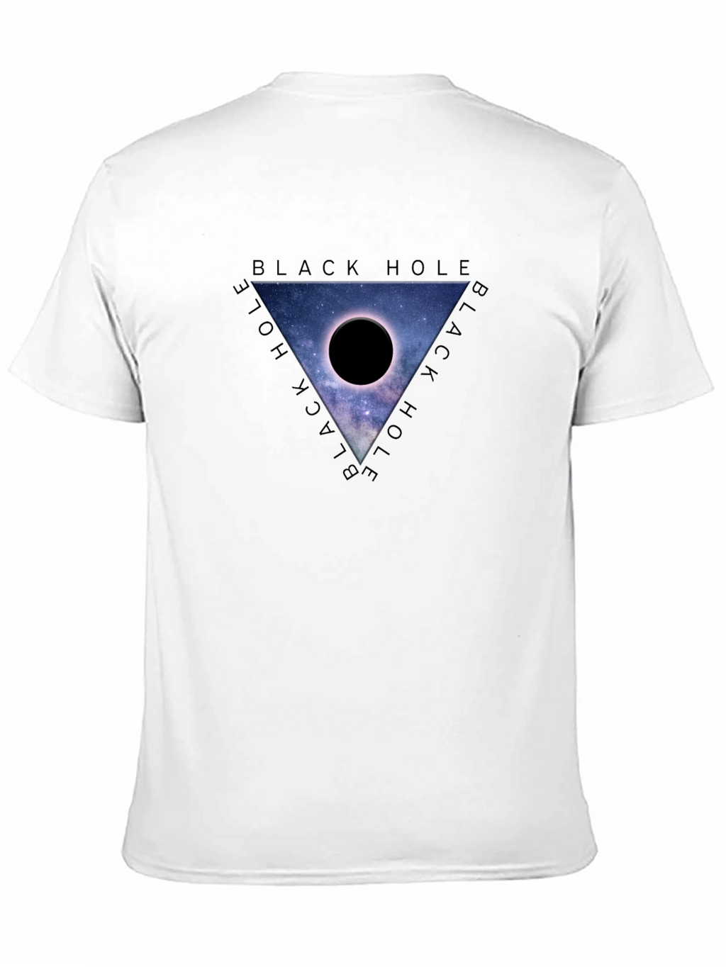 Black Hole Galaxy Graphic Tee - Mens Casual Fit