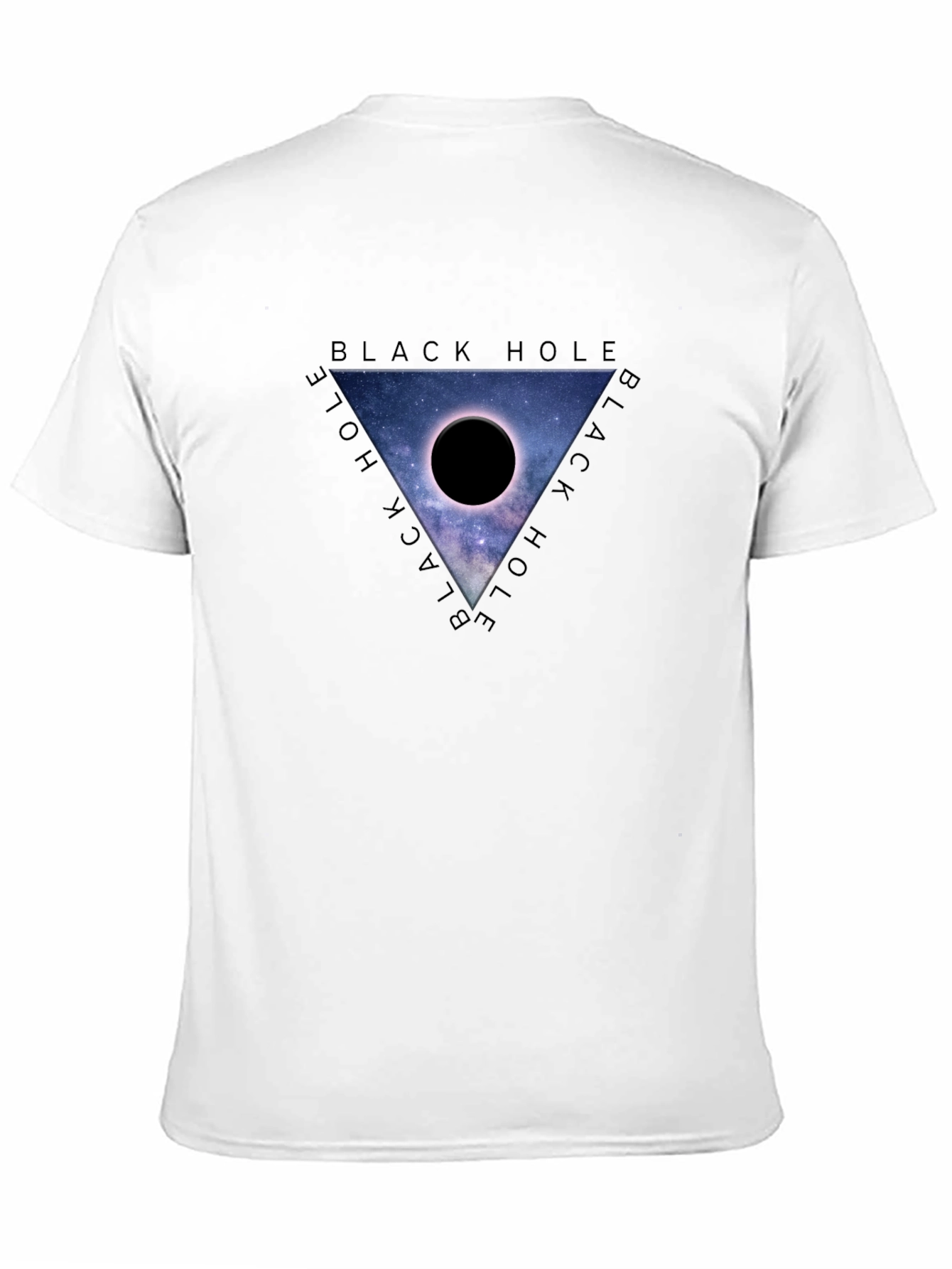 Black Hole Galaxy Graphic Tee - Mens Casual Fit