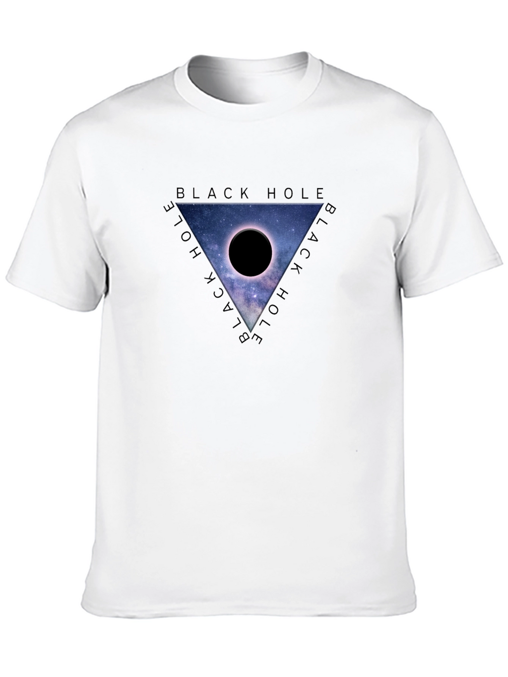 Black Hole Galaxy Graphic Tee - Mens Casual Fit