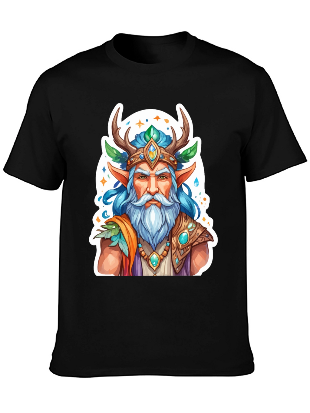 Fantasy Forest Elf Graphic Tee - Unisex T-Shirt