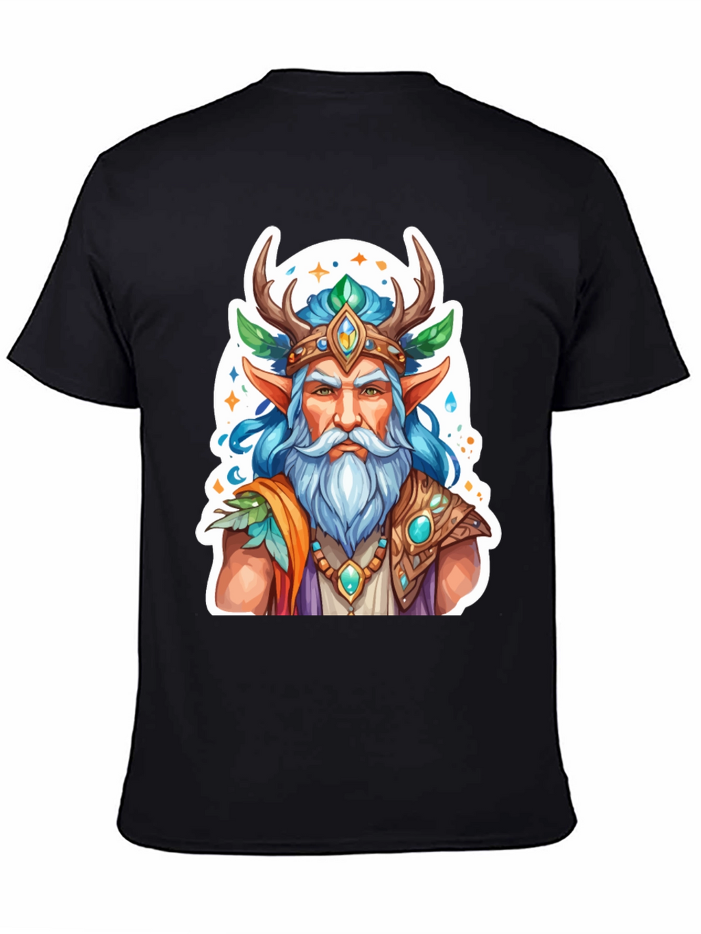 Fantasy Forest Elf Graphic Tee - Unisex T-Shirt
