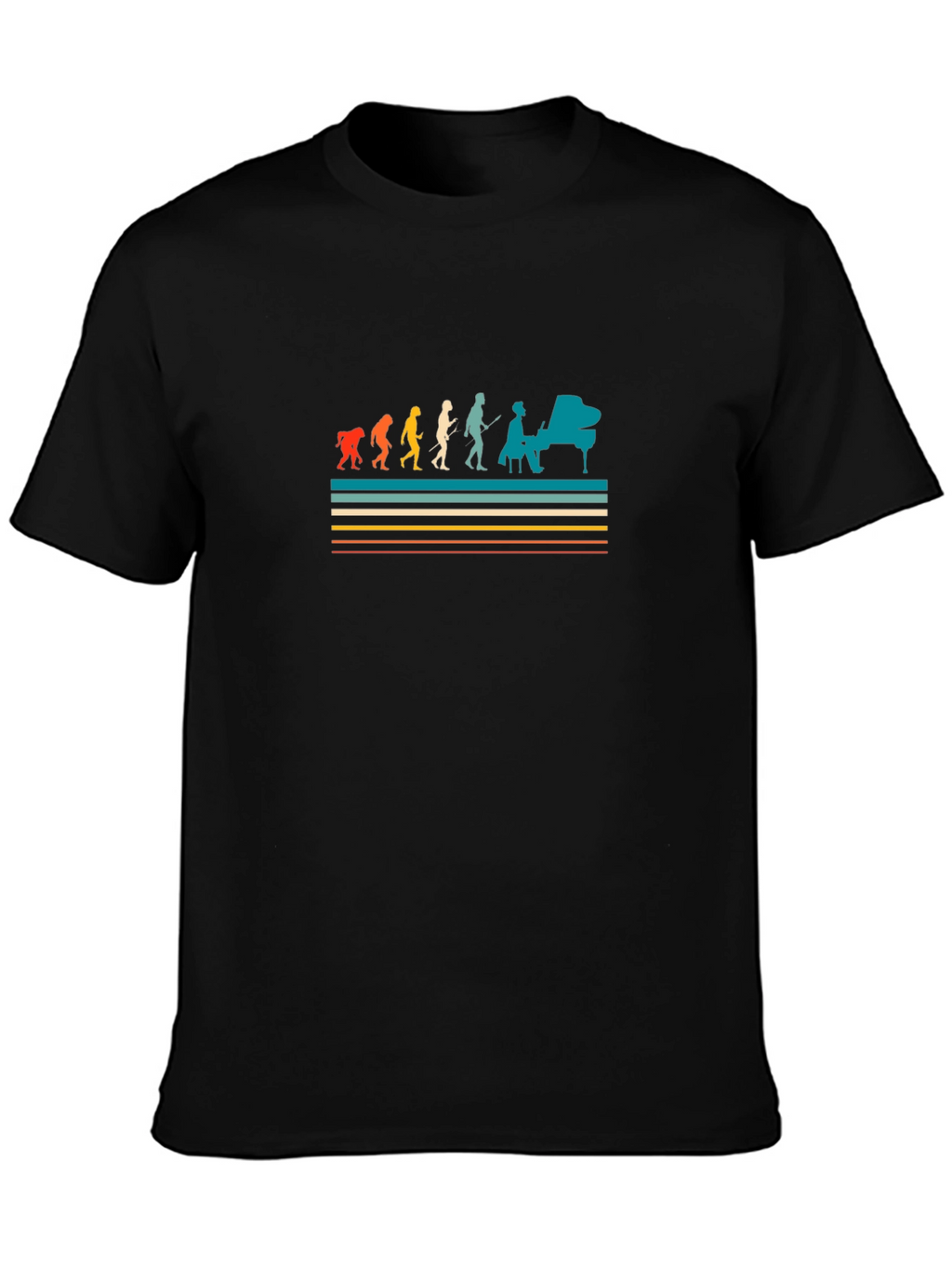 Evolution of Music T-Shirt - Black Tee