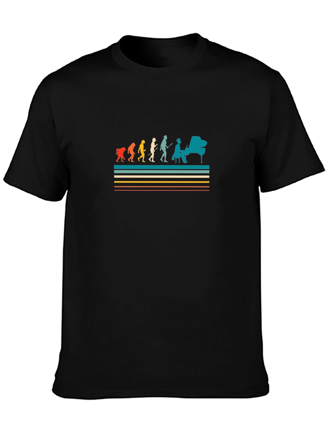 Evolution of Music T-Shirt - Black Tee