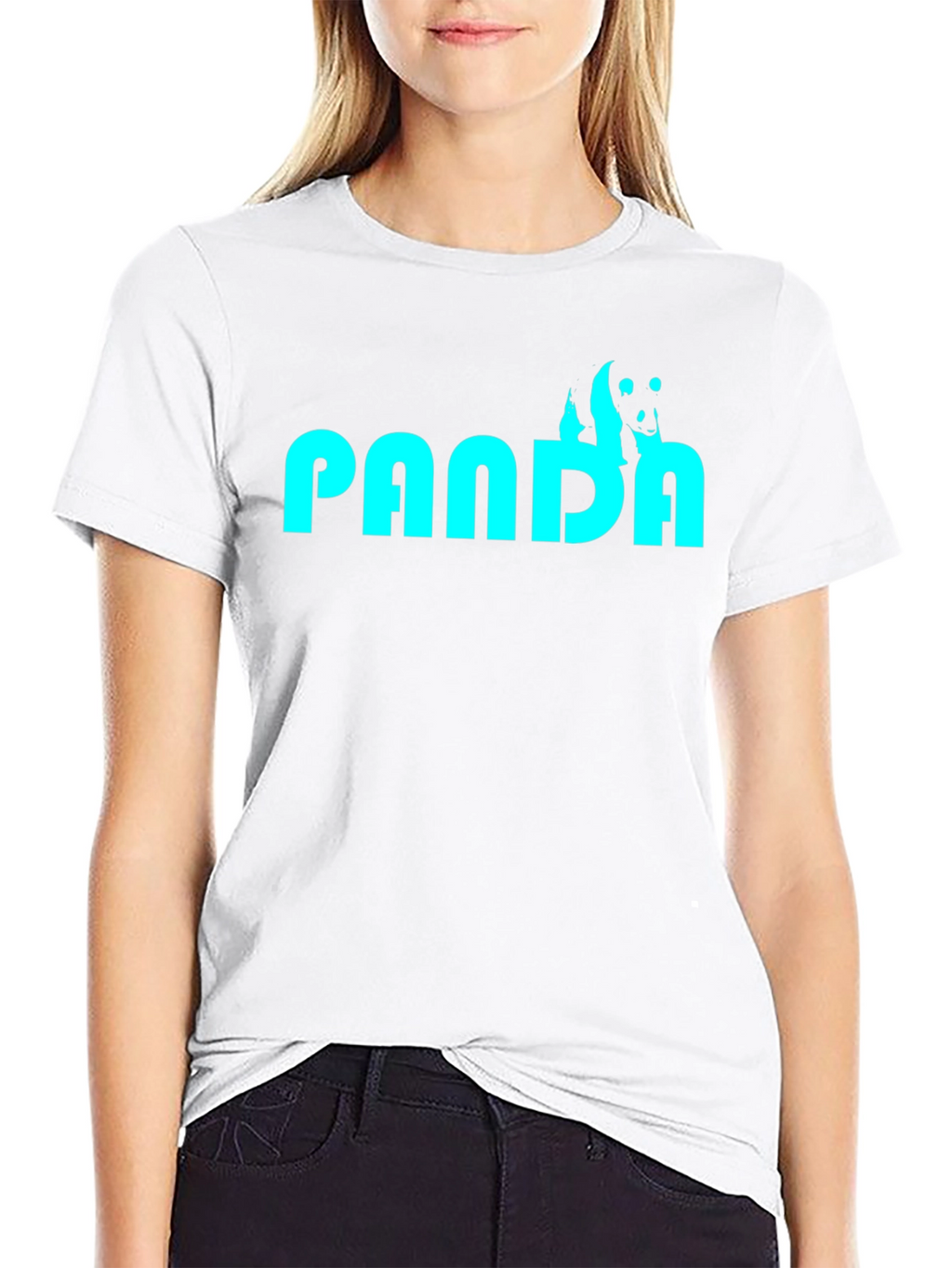 Panda Graphic Black T-Shirt