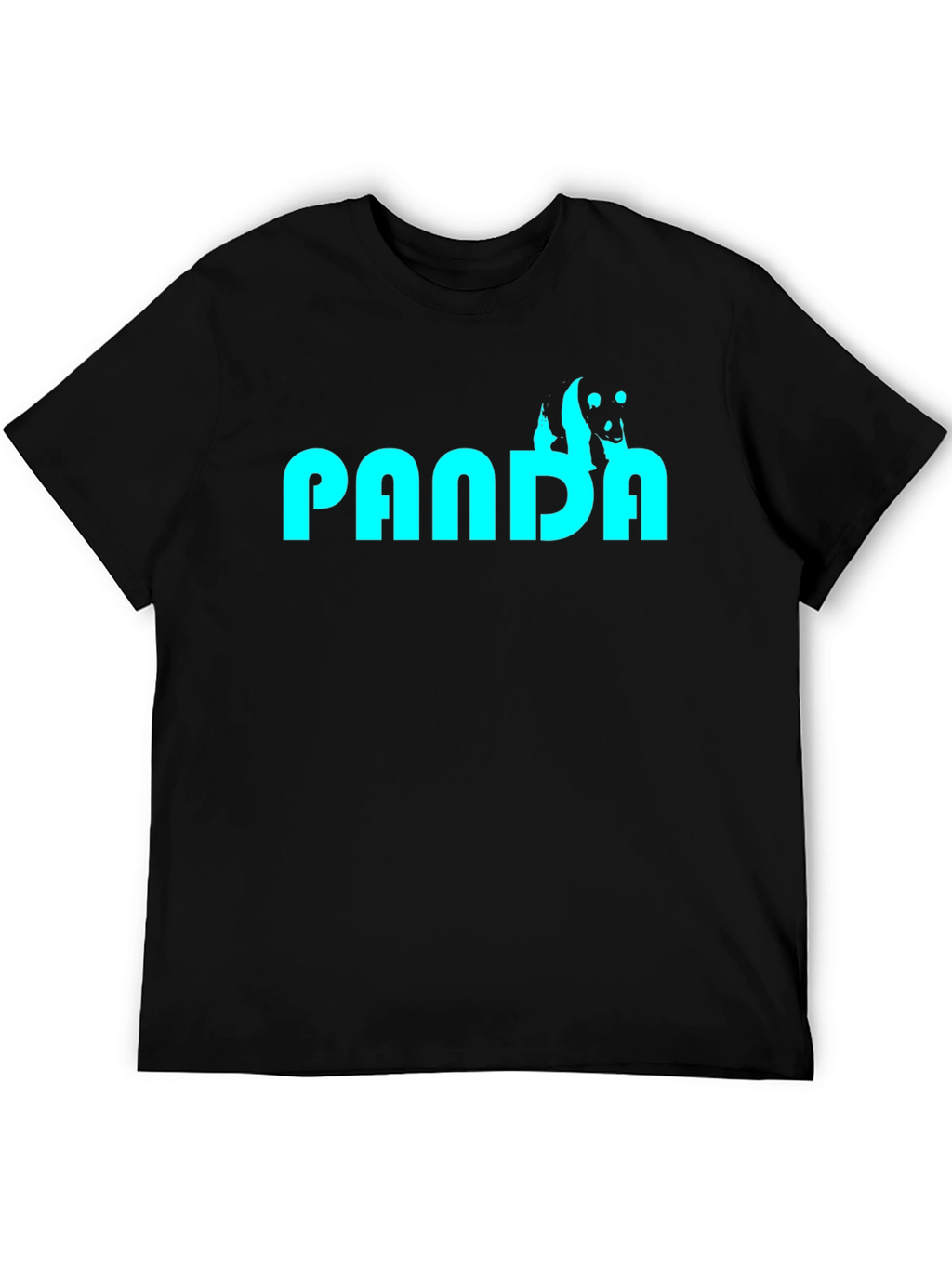 Panda Graphic Black T-Shirt