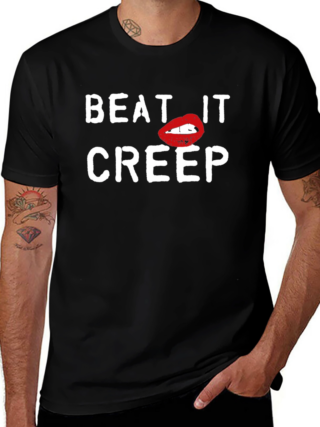 Beat It Creep Graphic T-Shirt