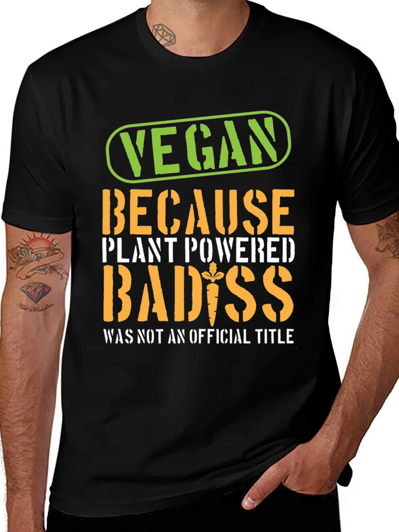 Vegan Badass Plant Powered T-Shirt