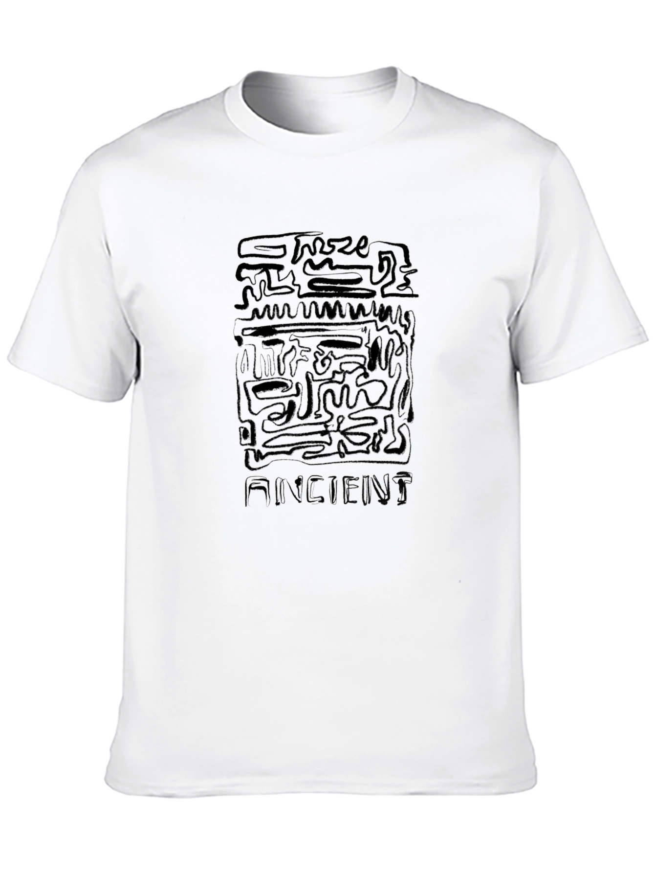Ancient Graphic Black T-Shirt