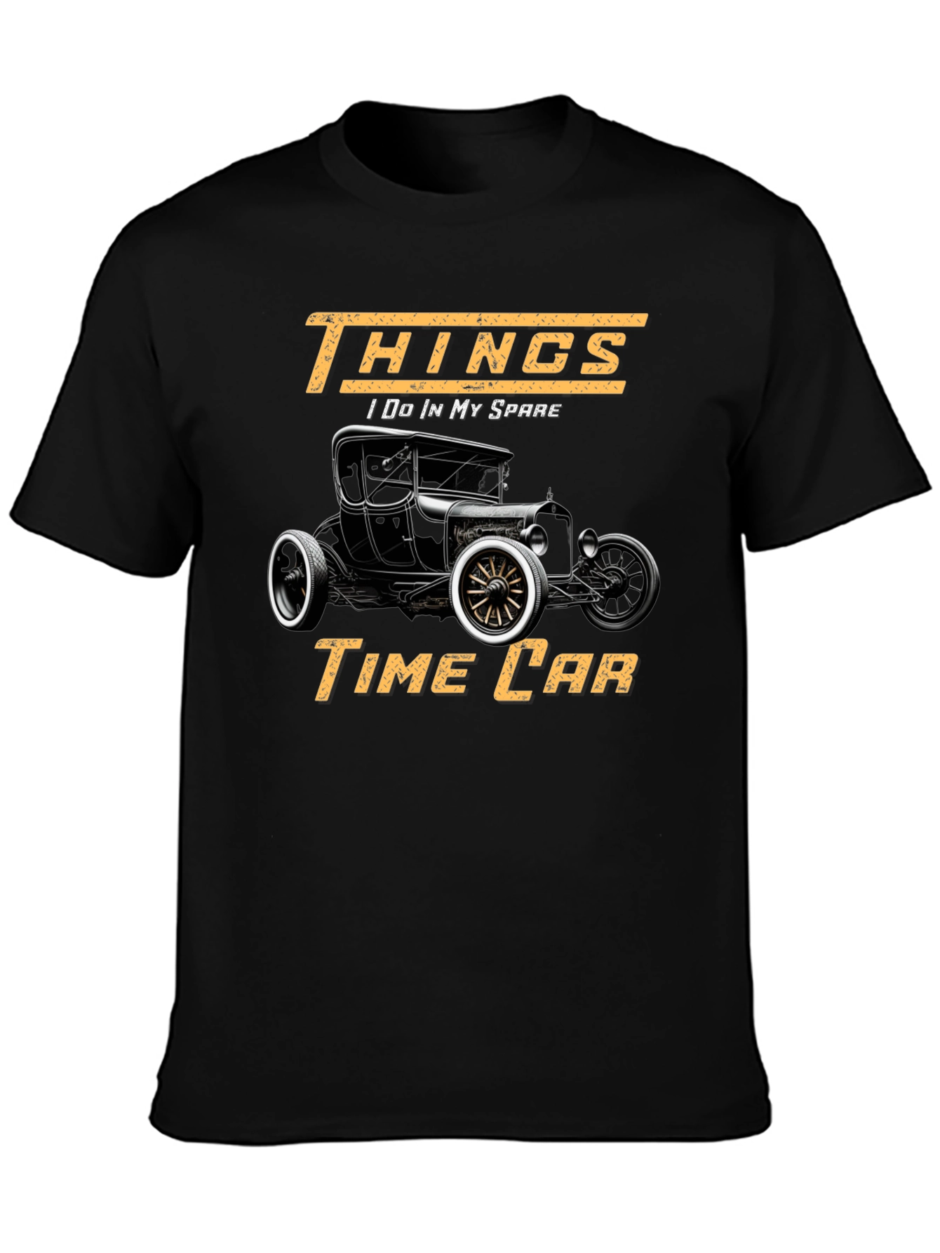Vintage Car T-Shirt - Things I Do In My Spare Time Car