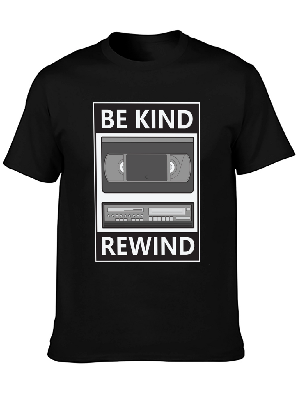 Be Kind Rewind Graphic T-Shirt - Retro VHS Style