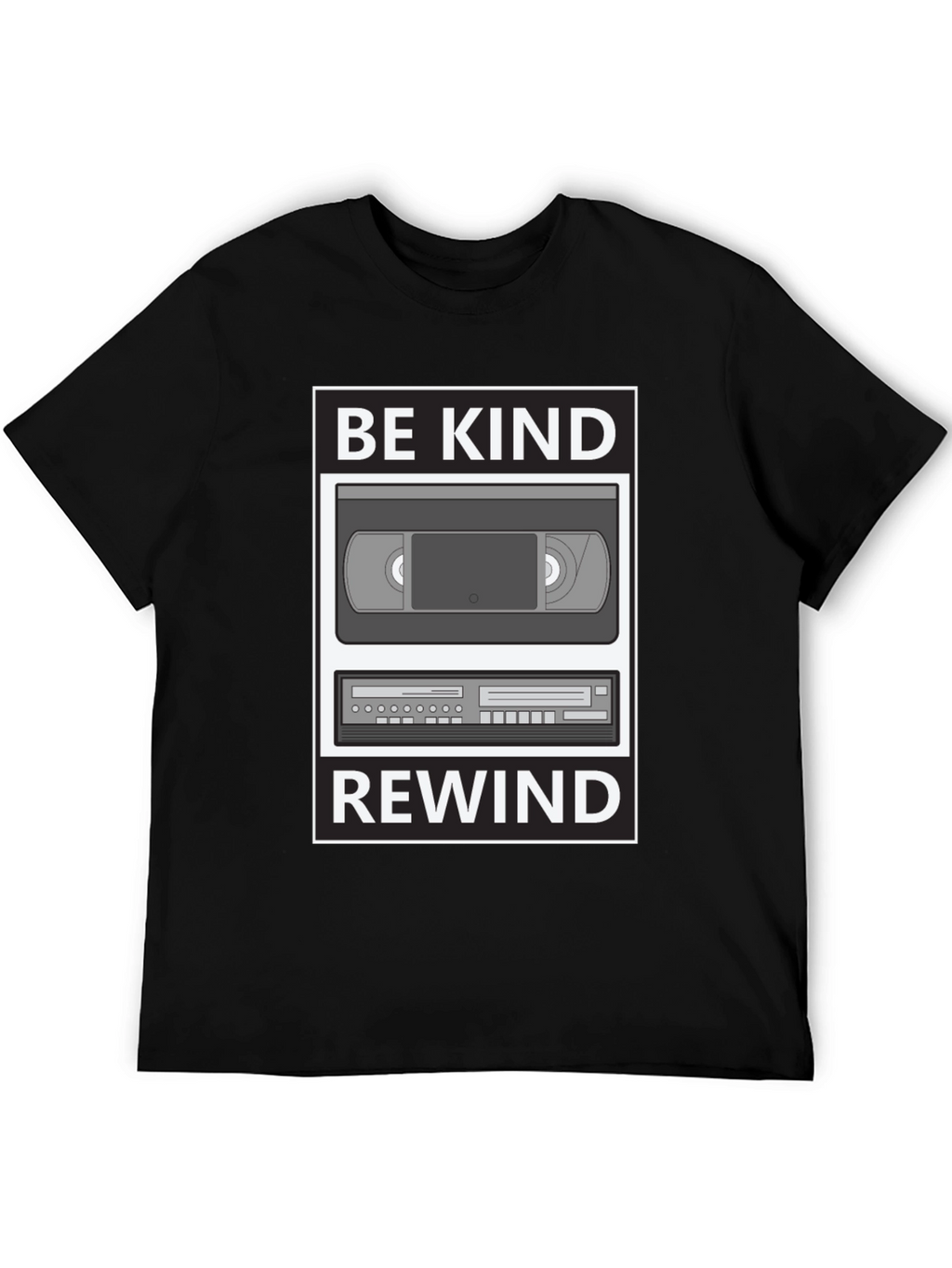 Be Kind Rewind Graphic T-Shirt - Retro VHS Style