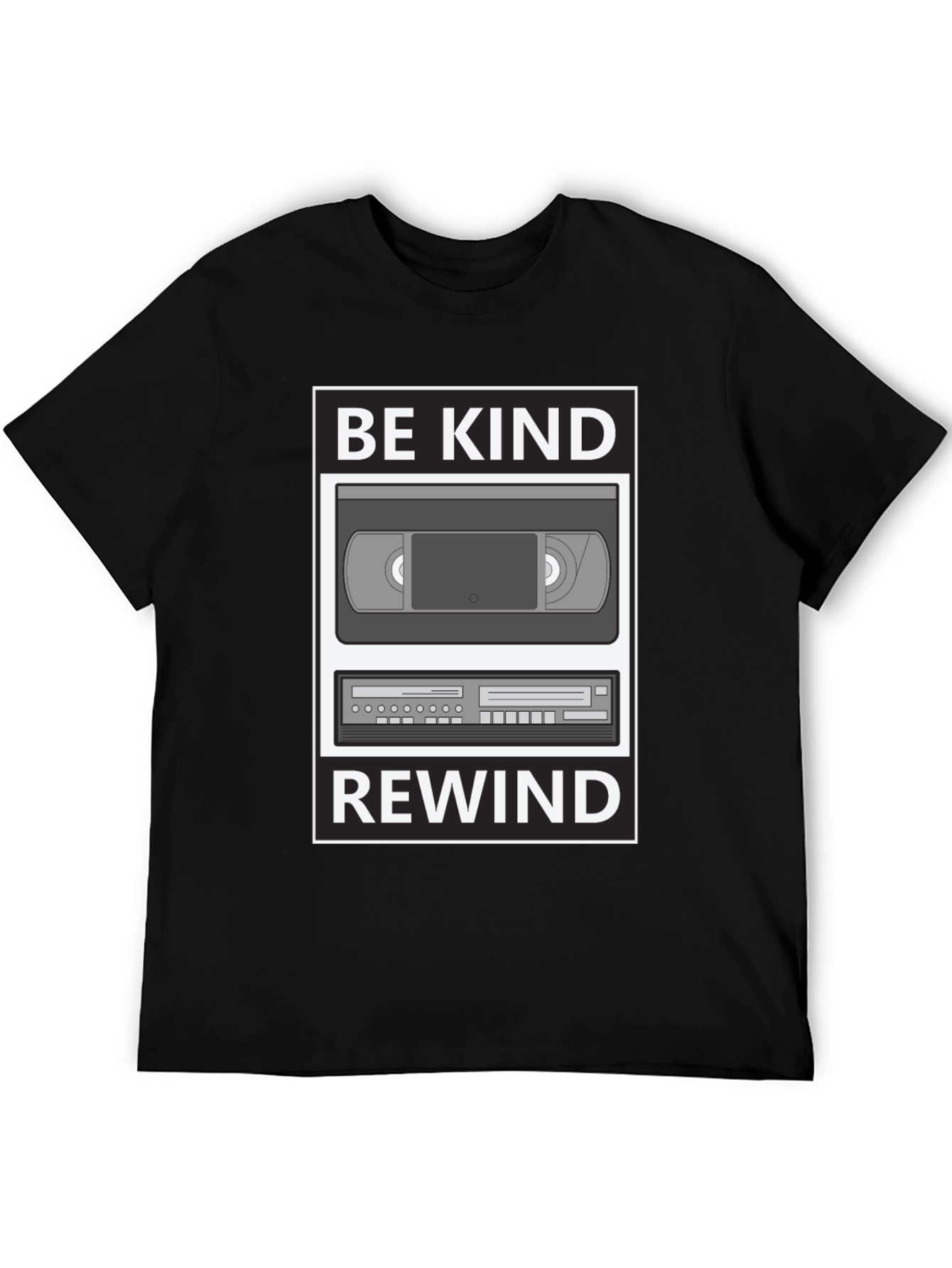 Be Kind Rewind Graphic T-Shirt - Retro VHS Style