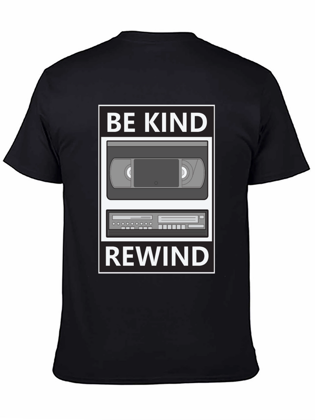 Be Kind Rewind Graphic T-Shirt - Retro VHS Style