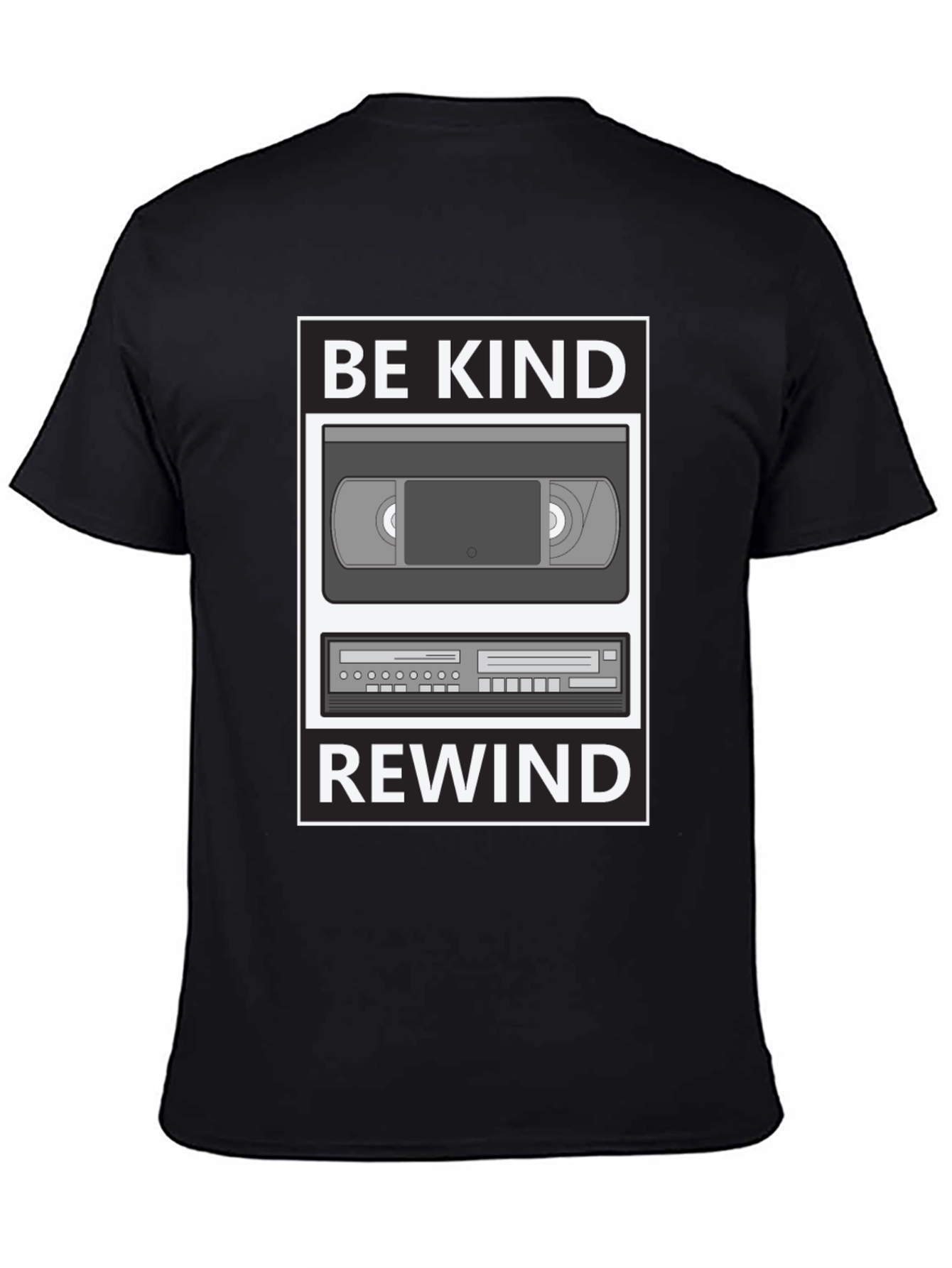 Be Kind Rewind Graphic T-Shirt - Retro VHS Style