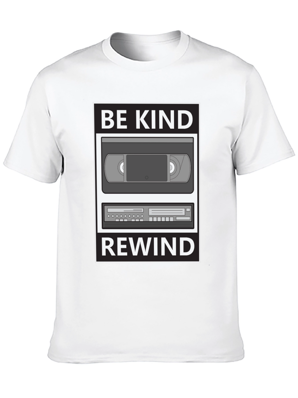 Be Kind Rewind Graphic T-Shirt - Retro VHS Style