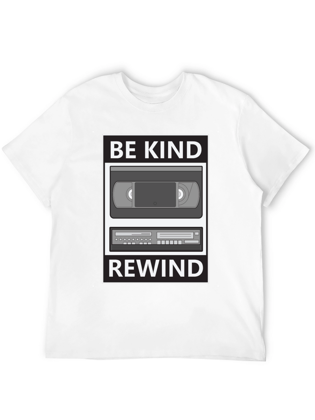 Be Kind Rewind Graphic T-Shirt - Retro VHS Style