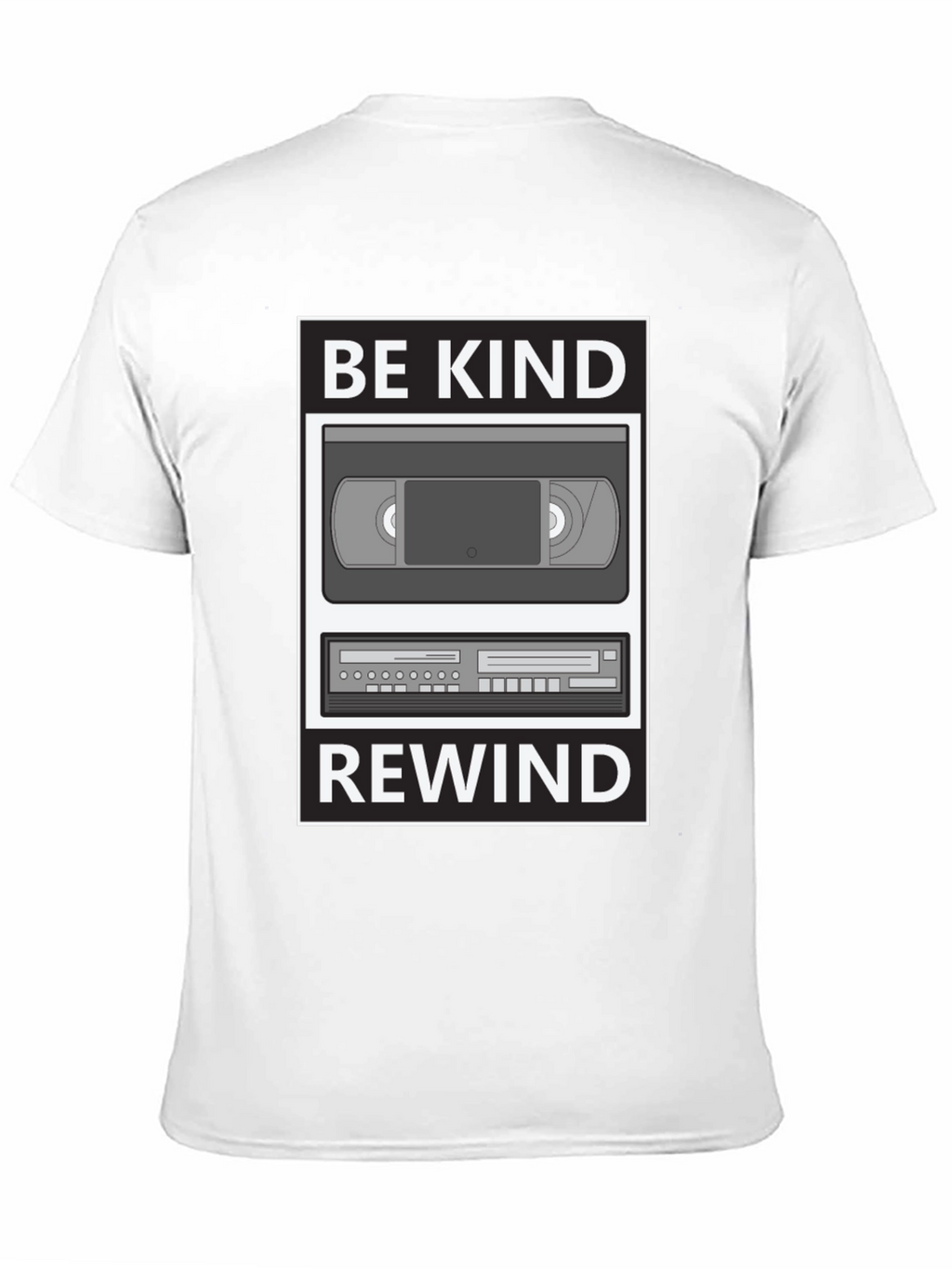 Be Kind Rewind Graphic T-Shirt - Retro VHS Style