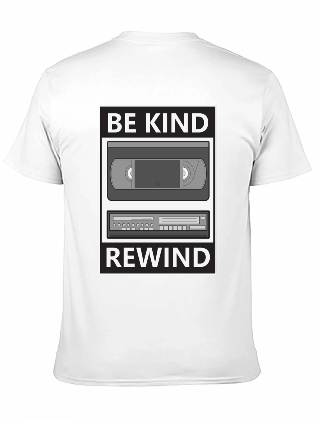Be Kind Rewind Graphic T-Shirt - Retro VHS Style