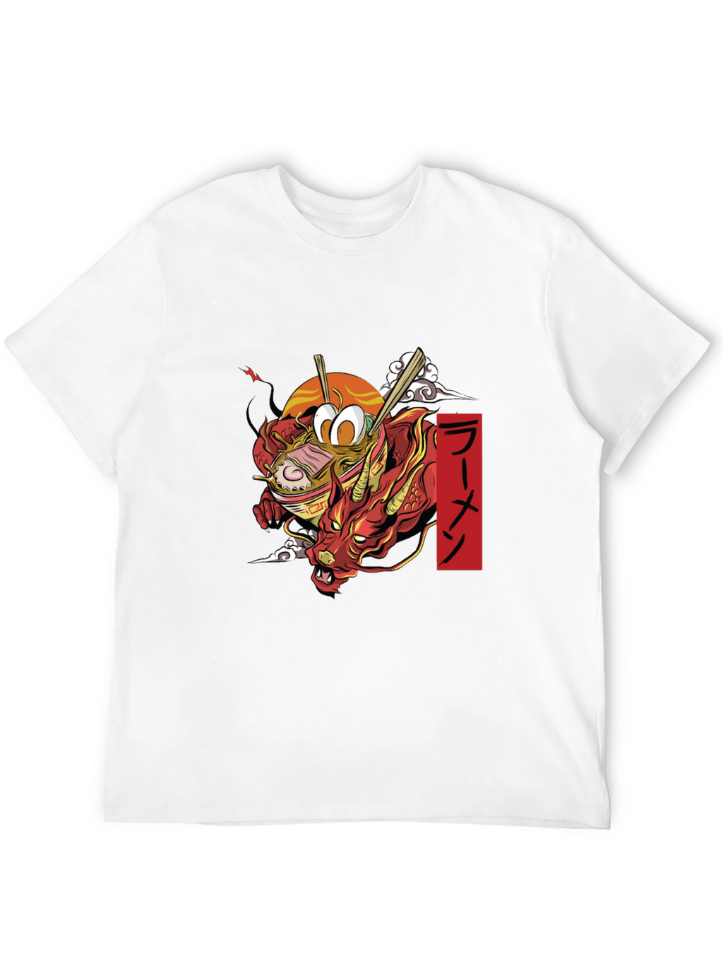 Ramen Dragon Graphic Tee - Black T-Shirt
