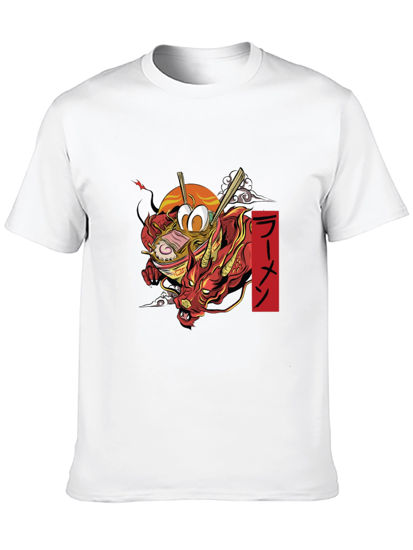 Ramen Dragon Graphic Tee - Black T-Shirt