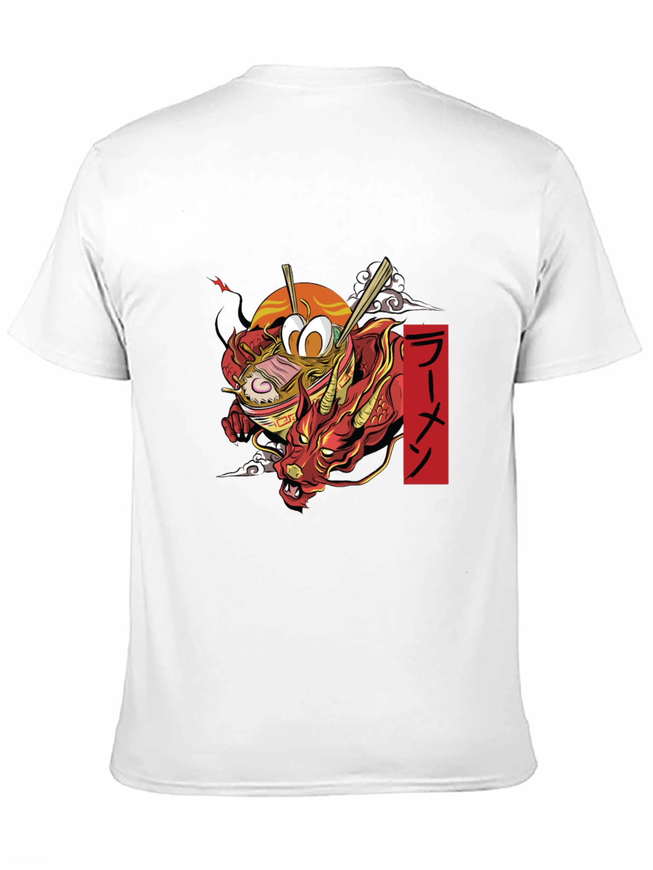 Ramen Dragon Graphic Tee - Black T-Shirt