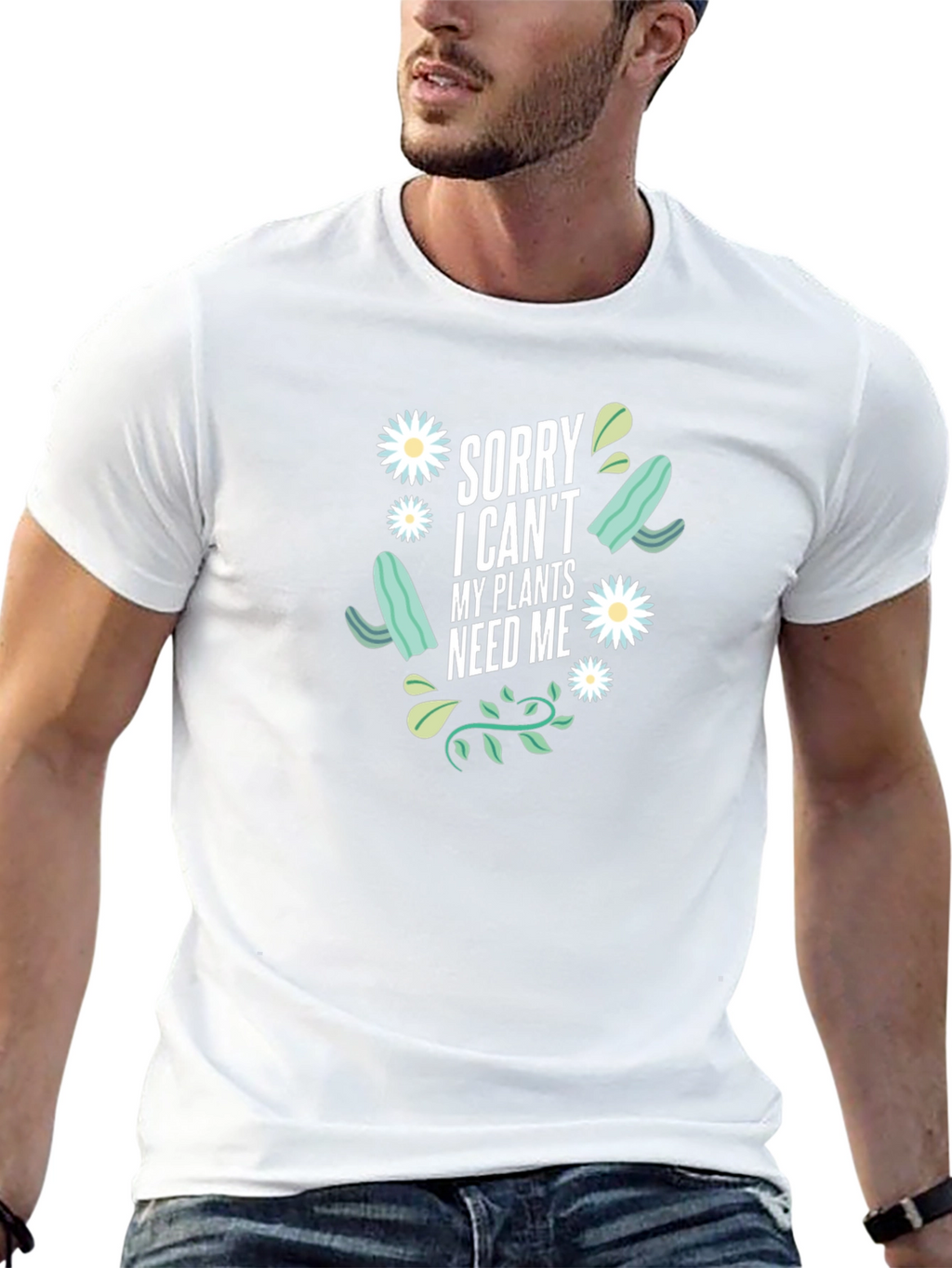 Plant Lover T-Shirt - Sorry I Cant