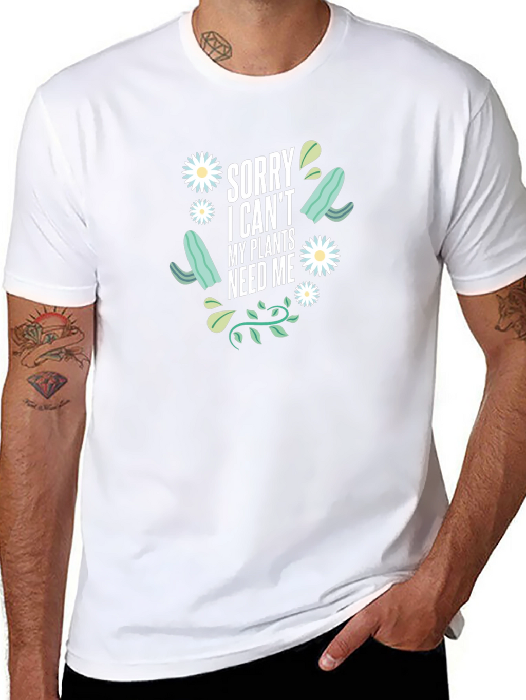 Plant Lover T-Shirt - Sorry I Cant