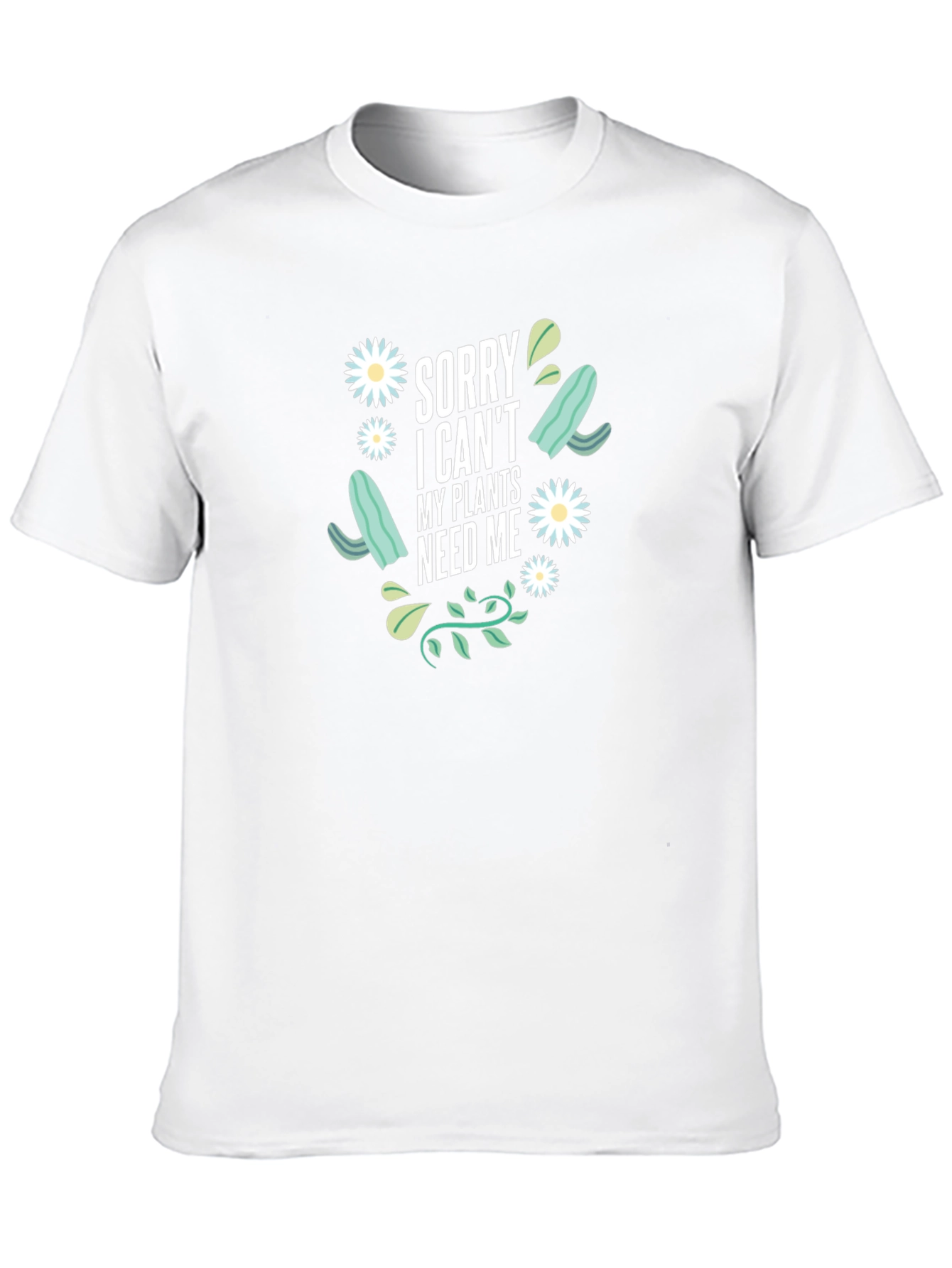 Plant Lover T-Shirt - Sorry I Cant