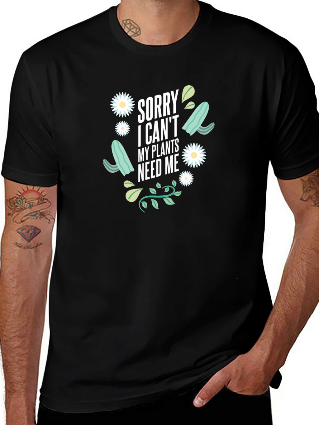 Plant Lover T-Shirt - Sorry I Cant