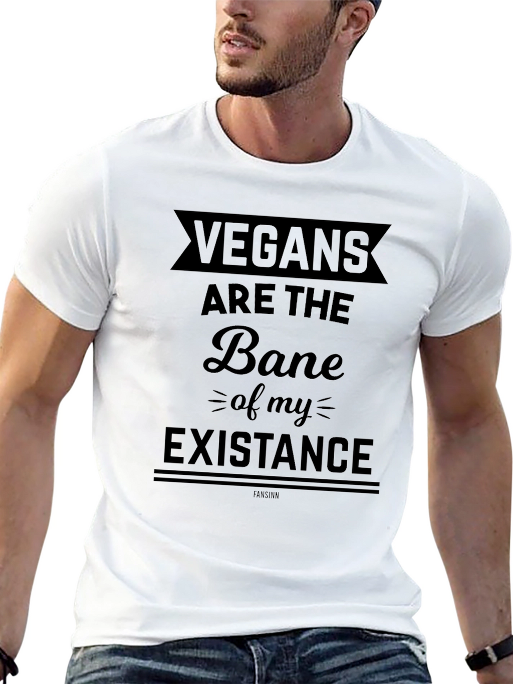 Vegans are the Bane T-Shirt - Funny Sarcastic Tee