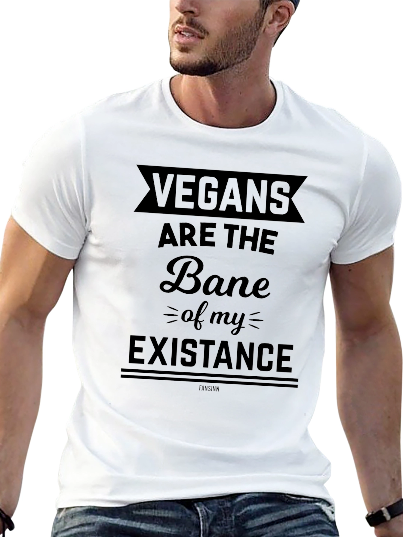 Vegans are the Bane T-Shirt - Funny Sarcastic Tee