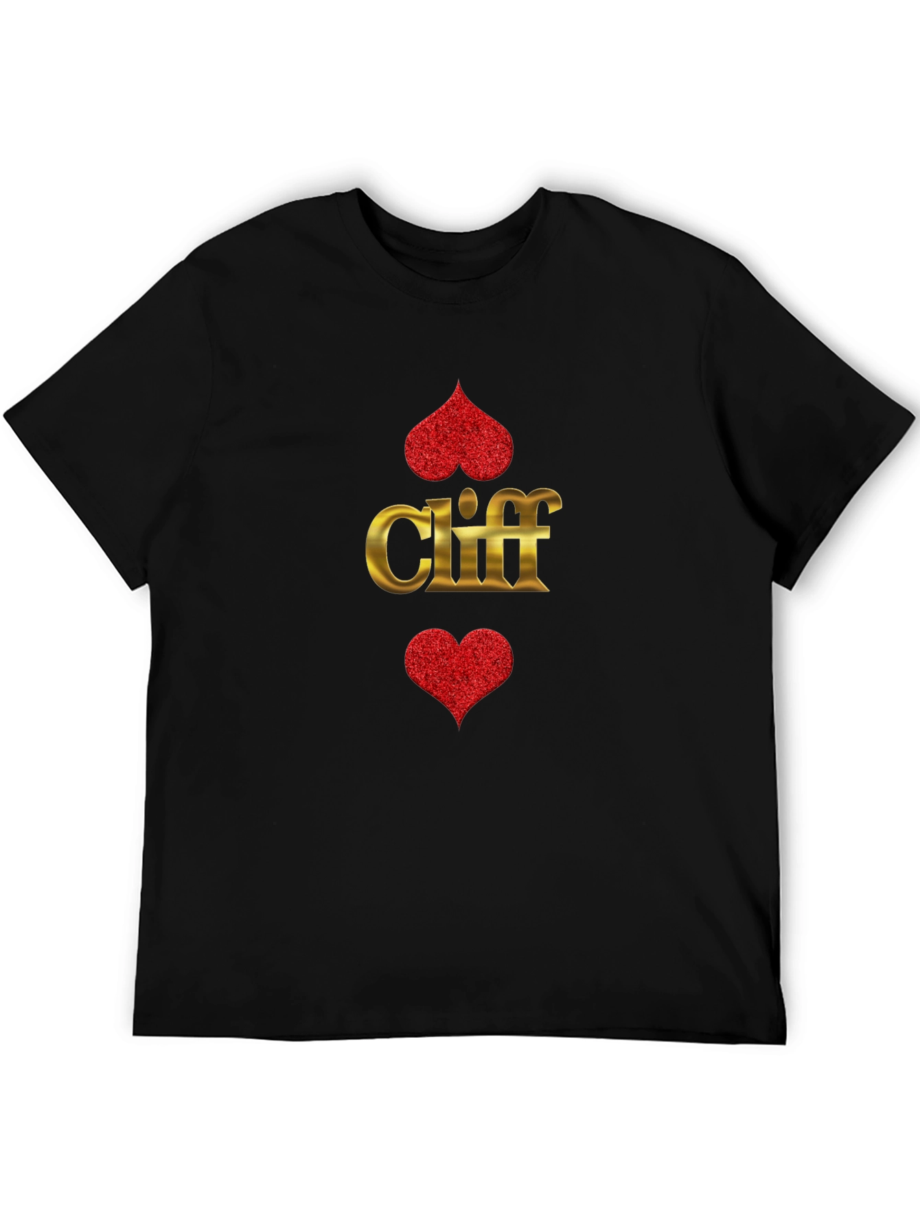 Cliff Heart Suit T-Shirt - Ace of Hearts Tee