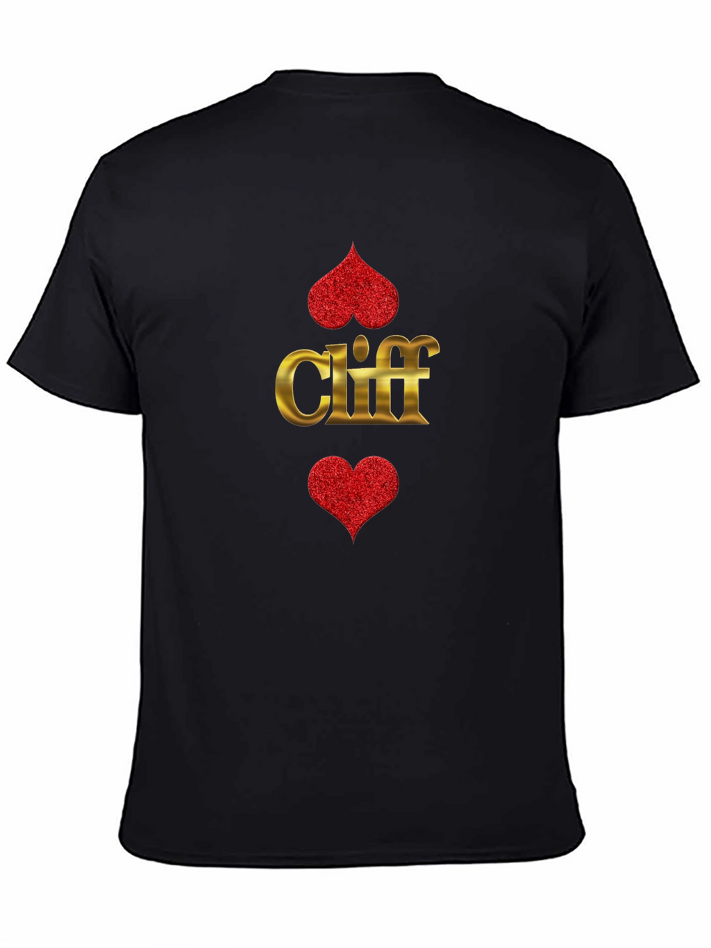 Cliff Heart Suit T-Shirt - Ace of Hearts Tee