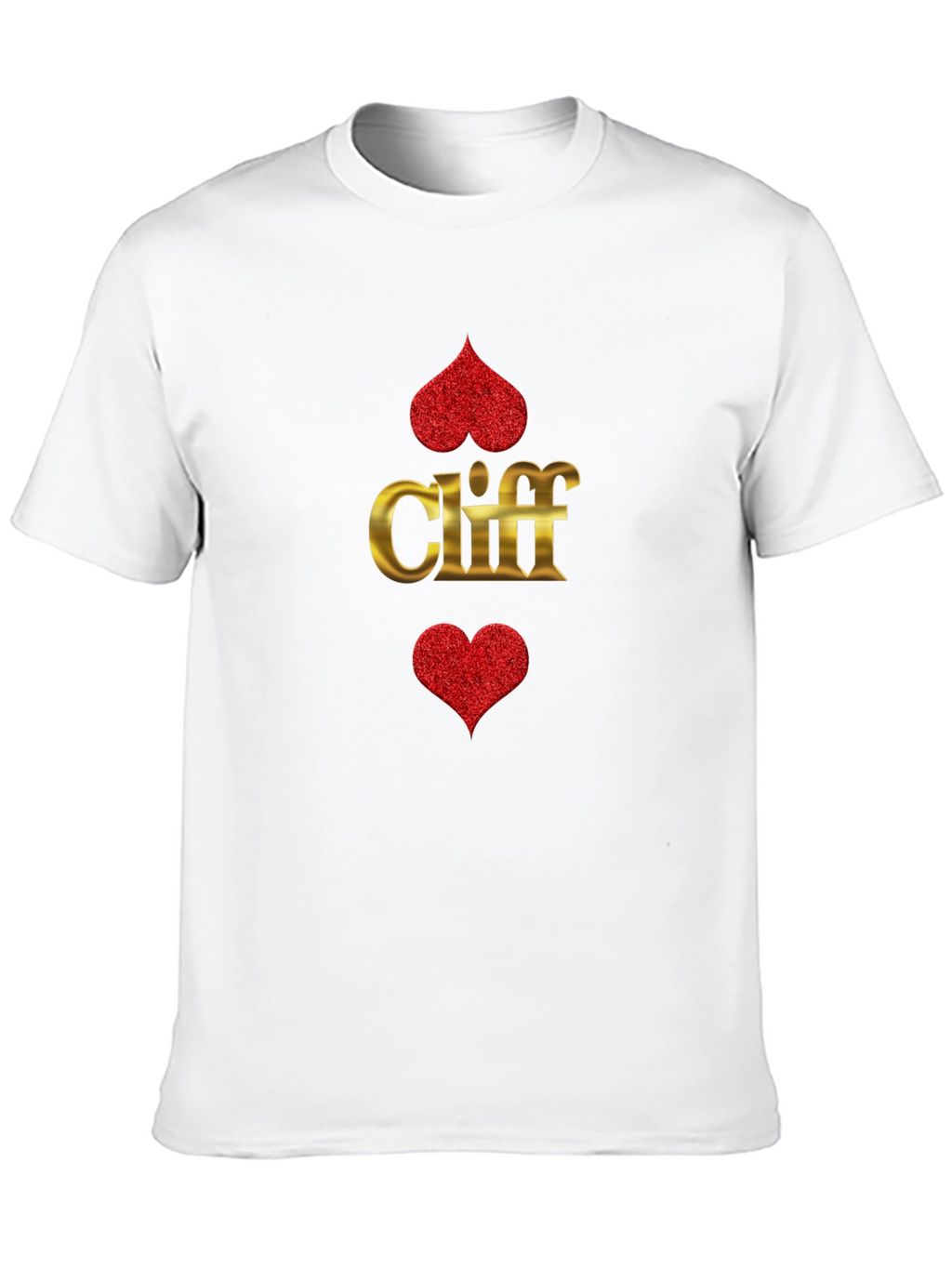 Cliff Heart Suit T-Shirt - Ace of Hearts Tee