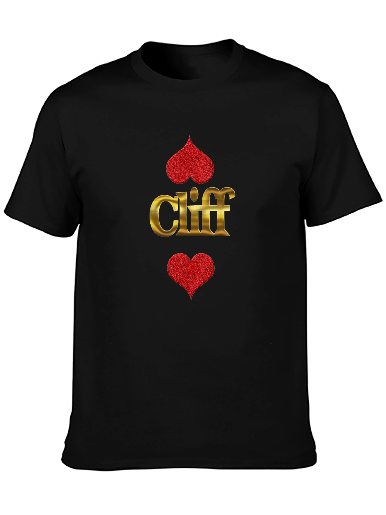 Cliff Heart Suit T-Shirt - Ace of Hearts Tee
