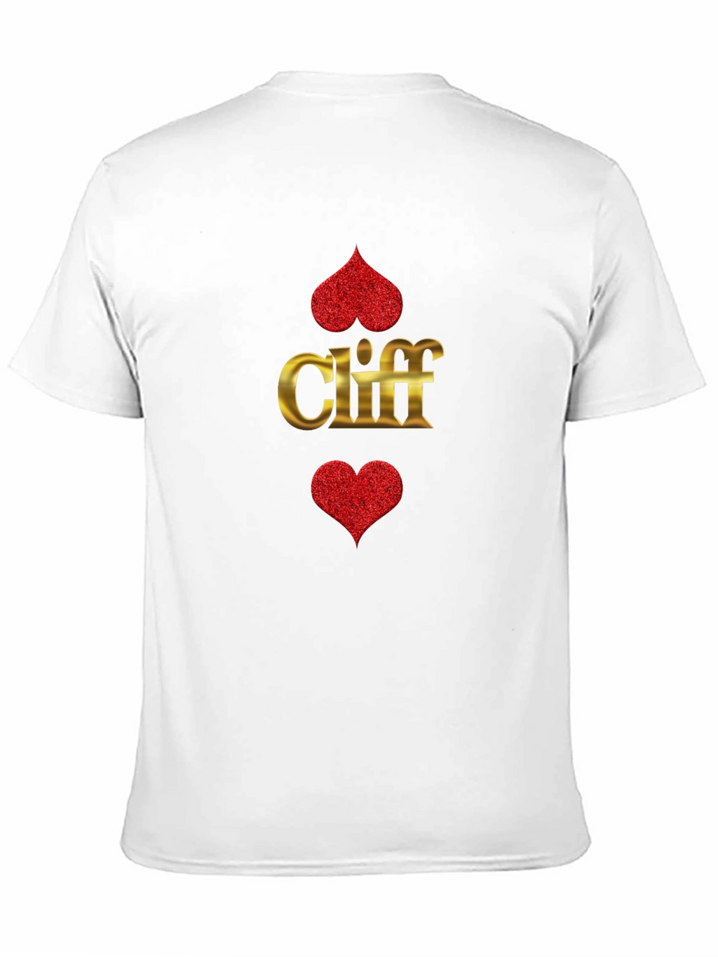 Cliff Heart Suit T-Shirt - Ace of Hearts Tee