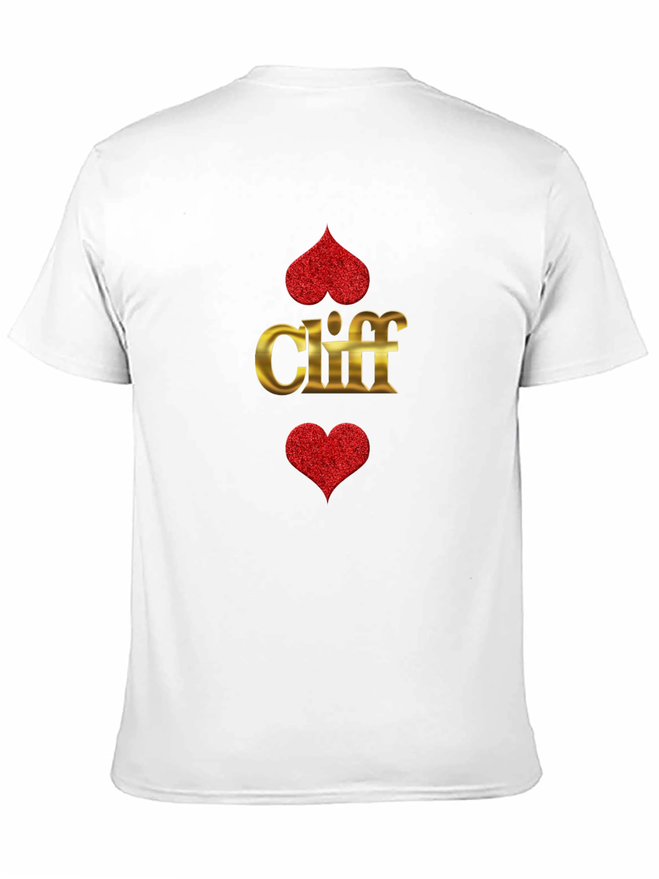 Cliff Heart Suit T-Shirt - Ace of Hearts Tee