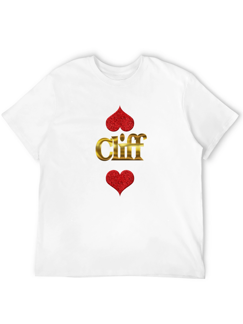 Cliff Heart Suit T-Shirt - Ace of Hearts Tee
