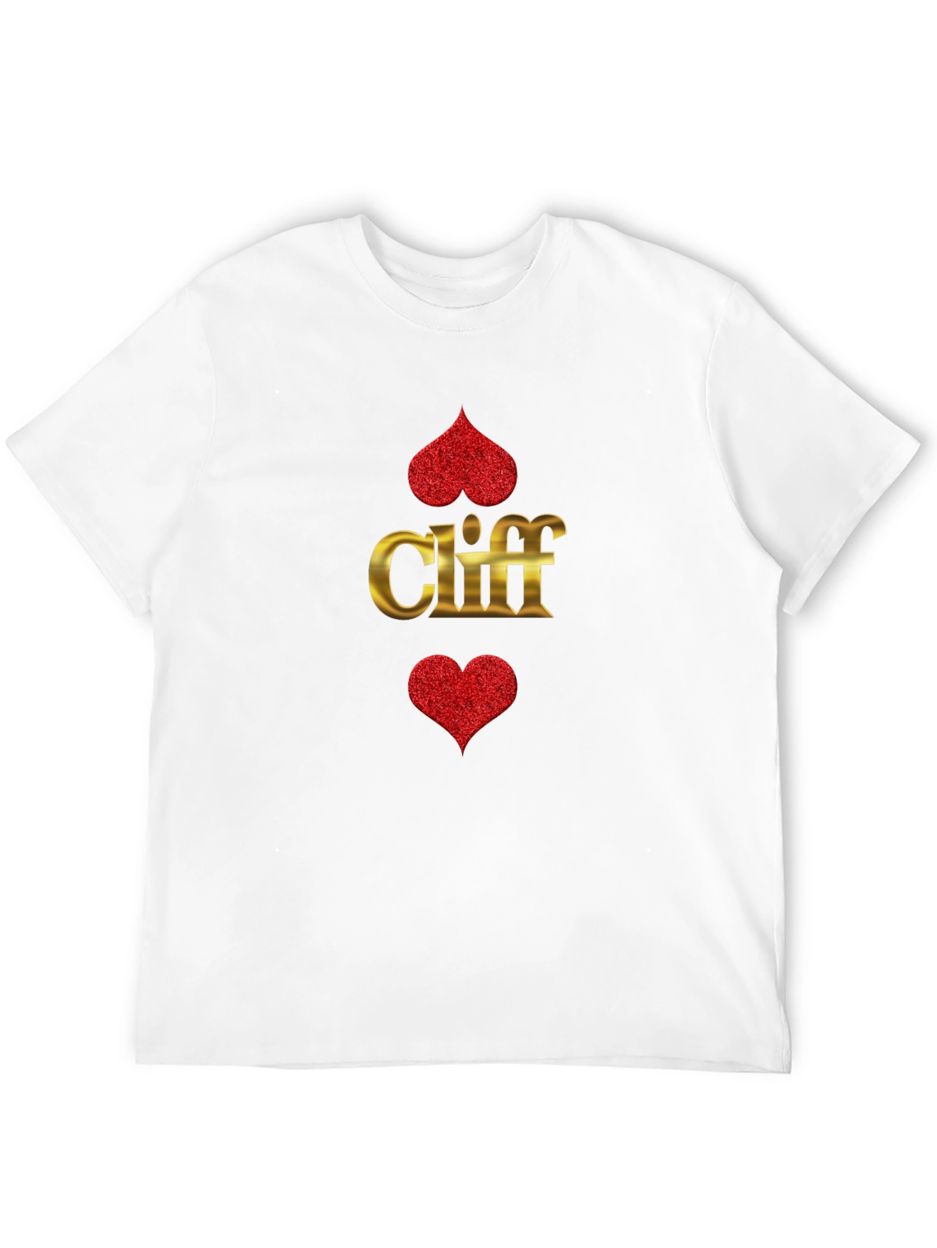 Cliff Heart Suit T-Shirt - Ace of Hearts Tee