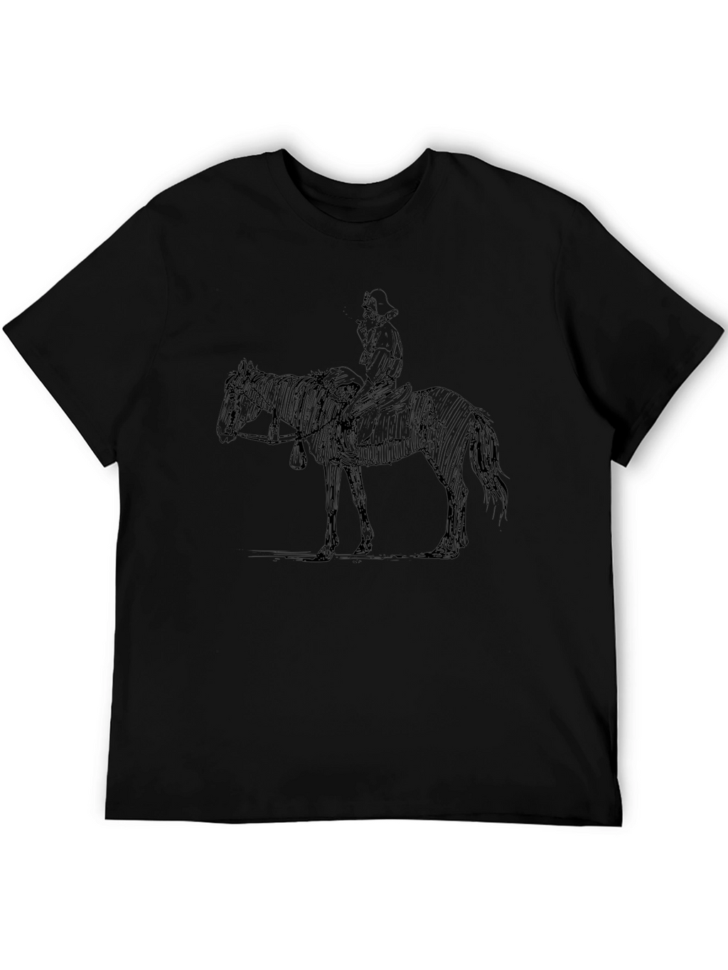 Cowboy Rider T-Shirt - Black