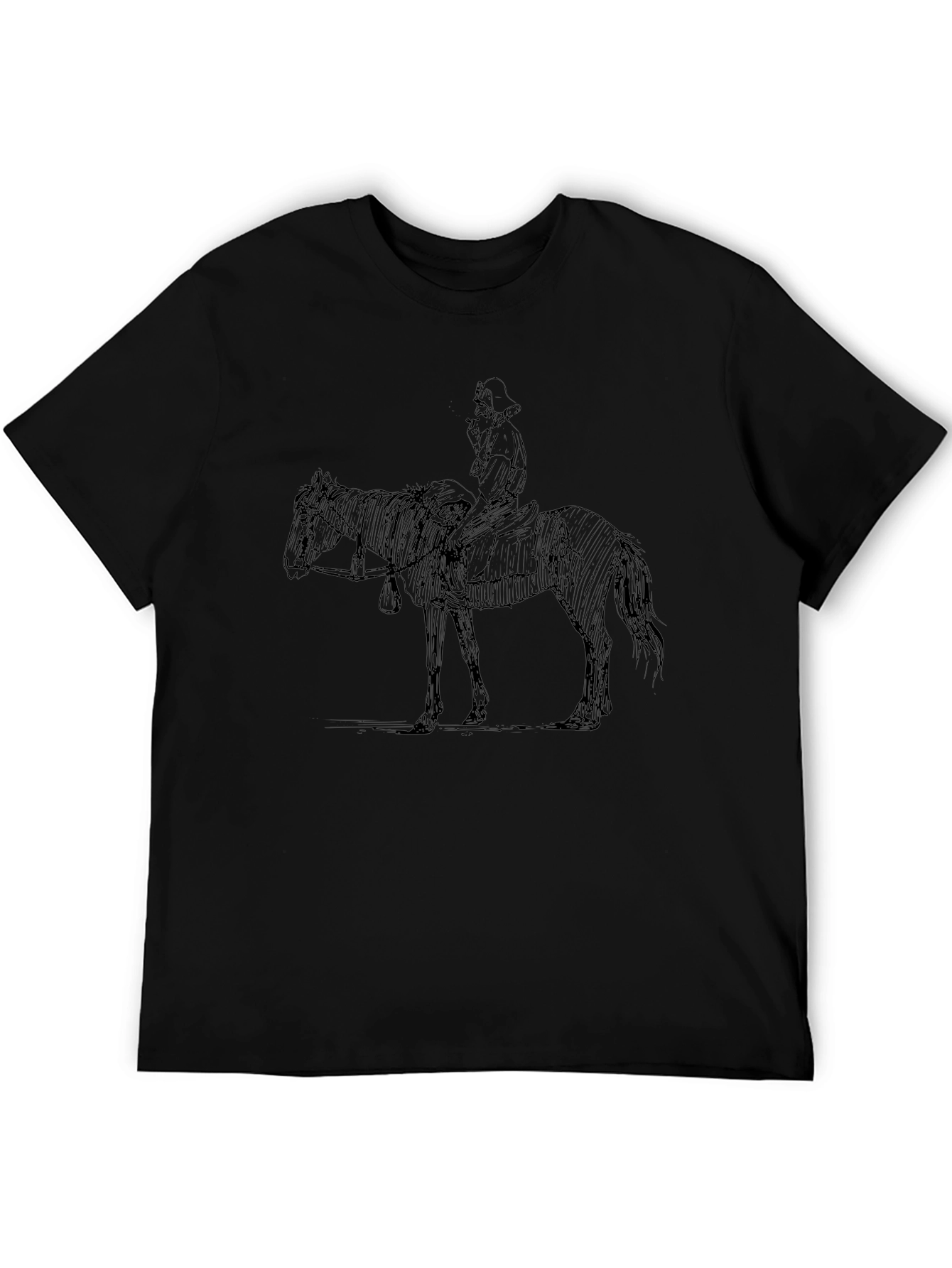 Cowboy Rider T-Shirt - Black